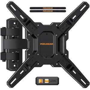 Full Motion TV Mount for Most 2665 inch Flat or Curved TVs up to 82 lbs, Wall Mount TV Bracket with Articulating Arms, Tool-Free Tilt, Swivel, Extension, Max VESA 400x400mm, PGMF3 Full Motion TV Mount for Most 2665 inch Flat or Curved TVs up to 82 lbs, Wall Mount TV Bracket with Articulating Arms, Tool-Free Tilt, Swivel, Extension, Max VESA 400x400mm, PGMF3