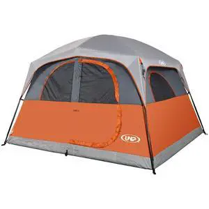 Tents 6 Person Waterproof Windproof Easy Setup,Double Layer Family Camping Tent with 1 Mesh Door & 5 Large Mesh Windows -10'X9'X78in(H) Tents 6 Person Waterproof Windproof Easy Setup,Double Layer Family Camping Tent with 1 Mesh Door & 5 Large Mesh Windows -10'X9'X78in(H)