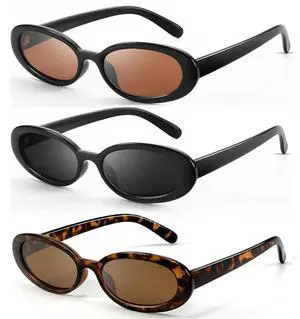 Sunglasses Womens Retro Oval Sunglasses for Women Men Fashion Small Oval Sun Glasses 90s Vintage Driving Shades Sunglasses Womens Retro Oval Sunglasses for Women Men Fashion Small Oval Sun Glasses 90s Vintage Driving Shades