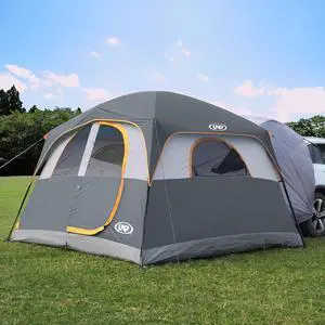 SUV Tent for Camping, 6-Person SUV Tailgate Tent - Easy Set Up with Rainfly, 10'x9'x78in(H) SUV Tent for Camping, 6-Person SUV Tailgate Tent - Easy Set Up with Rainfly, 10'x9'x78in(H)