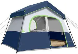 6-8 Person Camping Tent - Portable Family Cabin Tent for Camp, Windproof Fabric Camp Tent Outdoor for Hiking, Backpacking, Traveling 6-8 Person Camping Tent - Portable Family Cabin Tent for Camp, Windproof Fabric Camp Tent Outdoor for Hiking, Backpacking, Traveling