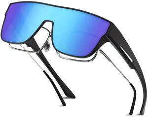 Polarized Sunglasses Fit Over Glasses for Men Women, Oversized Square UV Protection for Driving Outdoor Sports Polarized Sunglasses Fit Over Glasses for Men Women, Oversized Square UV Protection for Driving Outdoor Sports