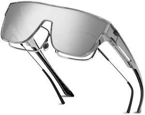 Polarized Sunglasses Fit Over Glasses for Men Women, Oversized Square UV Protection for Driving Outdoor Sports Polarized Sunglasses Fit Over Glasses for Men Women, Oversized Square UV Protection for Driving Outdoor Sports