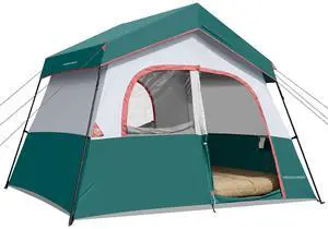 6-8 Person Camping Tent - Portable Family Cabin Tent for Camp, Windproof Fabric Camp Tent Outdoor for Hiking, Backpacking, Traveling 6-8 Person Camping Tent - Portable Family Cabin Tent for Camp, Windproof Fabric Camp Tent Outdoor for Hiking, Backpacking, Traveling