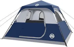 Instant Tents for Camping 6 Person Tent Waterproof Easy Setup Sets Up Backpacking Tents with Carry Bag for Outdoor Hiking Instant Tents for Camping 6 Person Tent Waterproof Easy Setup Sets Up Backpacking Tents with Carry Bag for Outdoor Hiking