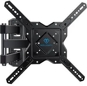 Full Motion TV Wall Mount for 27-60 Inch Flat & Curved TVs, Single Stud TV Mount with Articulating Swivel Tilt - Wall Mount TV Bracket VESA 400x400mm up to 77 lbs, Perfect Center Design Full Motion TV Wall Mount for 27-60 Inch Flat & Curved TVs, Single Stud TV Mount with Articulating Swivel Tilt - Wall Mount TV Bracket VESA 400x400mm up to 77 lbs, Perfect Center Design