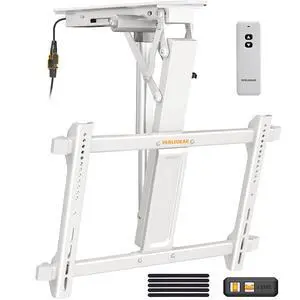Electric Ceiling TV Mount with Remote for 32-70 inch Flat and Curved Screen TVs up to 88 lbs, Max VESA 600x400, Motorized TV Ceiling Mount Flip Down for Flat Roof, Drop Down Ceiling Mount Electric Ceiling TV Mount with Remote for 32-70 inch Flat and Curved Screen TVs up to 88 lbs, Max VESA 600x400, Motorized TV Ceiling Mount Flip Down for Flat Roof, Drop Down Ceiling Mount