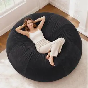 6FT Bean Bag Chair Teardrop Bean Bag Chairs for Adults beanbag with Memory Foam Filled with Dual-Tone Unique Combination Corduroy & Luxury Distressed Velvet Washable Cover,Velvet Black 6FT Bean Bag Chair Teardrop Bean Bag Chairs for Adults beanbag with Memory Foam Filled with Dual-Tone Unique Combination Corduroy & Luxury Distressed Velvet Washable Cover,Velvet Black