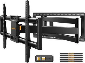 Long Arm Full Motion TV Wall Mount for 4297 Inch TVs up to 150 lbs, Pre-Assembled TV Mount with Full Swivel, Tilt and Extension, Fits 8/12/16/24 Wood Studs, Max VESA 800x400mm, PGXLF02 Long Arm Full Motion TV Wall Mount for 4297 Inch TVs up to 150 lbs, Pre-Assembled TV Mount with Full Swivel, Tilt and Extension, Fits 8/12/16/24 Wood Studs, Max VESA 800x400mm, PGXLF02