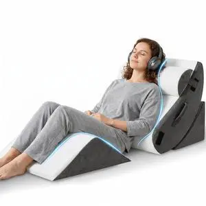 4Pcs Orthopedic Wedge Pillow, Adjustable Triangle Support Pillow for Back Pain Relief & Post Surgery Use, Soft Bed Wedge Pillow with Removable Washable Cover, Memory Foam (Dark Grey) 4Pcs Orthopedic Wedge Pillow, Adjustable Triangle Support Pillow for Back Pain Relief & Post Surgery Use, Soft Bed Wedge Pillow with Removable Washable Cover, Memory Foam (Dark Grey)