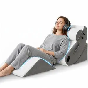 4Pcs Orthopedic Wedge Pillow, Adjustable Triangle Support Pillow for Back Pain Relief & Post Surgery Use, Soft Bed Wedge Pillow with Removable Washable Cover, Memory Foam, Grey 4Pcs Orthopedic Wedge Pillow, Adjustable Triangle Support Pillow for Back Pain Relief & Post Surgery Use, Soft Bed Wedge Pillow with Removable Washable Cover, Memory Foam, Grey
