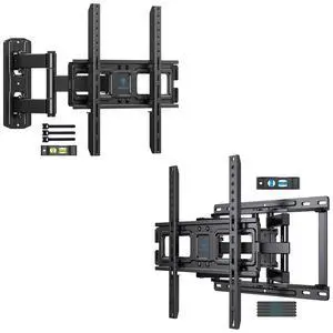 Full Motion Articulating TV Wall Mount Bracket for 26-55in TVs up to 70lbs & PSMFK9 TV Wall Mount Full Motion for 32-65 Inch Flat Curved Screen TVs Full Motion Articulating TV Wall Mount Bracket for 26-55in TVs up to 70lbs & PSMFK9 TV Wall Mount Full Motion for 32-65 Inch Flat Curved Screen TVs