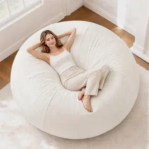 6FT Bean Bag Chair Teardrop Bean Bag Chairs for Adults beanbag with Memory Foam Filled with Dual-Tone Unique Combination Corduroy & Luxury Distressed Velvet Washable Cover,Velvet White 6FT Bean Bag Chair Teardrop Bean Bag Chairs for Adults beanbag with Memory Foam Filled with Dual-Tone Unique Combination Corduroy & Luxury Distressed Velvet Washable Cover,Velvet White