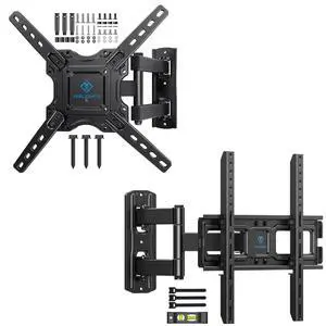 UL Listed Full Motion TV Wall Mount for Most 26-60 inch Flat Curved OLED 4K TVs & PSMFK7 Full Motion TV Wall Mount Bracket for 26-55in TVs UL Listed Full Motion TV Wall Mount for Most 26-60 inch Flat Curved OLED 4K TVs & PSMFK7 Full Motion TV Wall Mount Bracket for 26-55in TVs