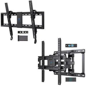 UL Listed Tilt TV Mount for Most 37-82 inch TV & PSMFK9 TV Wall Mount Full Motion for 32-65 Inch Flat Curved Screen TVs UL Listed Tilt TV Mount for Most 37-82 inch TV & PSMFK9 TV Wall Mount Full Motion for 32-65 Inch Flat Curved Screen TVs
