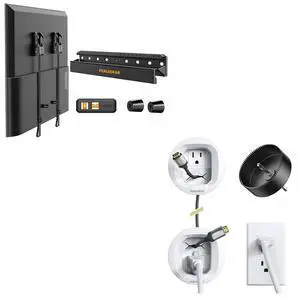 Studless TV Wall Mount for Most 24-55 Inch TVs up to 100 lbs with in-Wall Cable Management Kit Studless TV Wall Mount for Most 24-55 Inch TVs up to 100 lbs with in-Wall Cable Management Kit