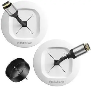 TV Cord Hider for Wall Mounted TV, TV Wire Hider for Wall Mounted TV and Speakers, Cord Hider in Wall Cable Management Kit, Includes Drill Template, Dust Bag and Hole Saw Drill Attachment TV Cord Hider for Wall Mounted TV, TV Wire Hider for Wall Mounted TV and Speakers, Cord Hider in Wall Cable Management Kit, Includes Drill Template, Dust Bag and Hole Saw Drill Attachment