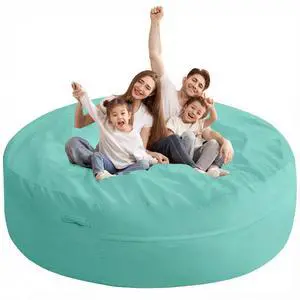 XX-Large Bean Bag Chair: Giant 7' Memory Foam Furniture Bean Bag Chairs for Adults with Microfiber Cover 7Ft(Aqua Ombre) XX-Large Bean Bag Chair: Giant 7' Memory Foam Furniture Bean Bag Chairs for Adults with Microfiber Cover 7Ft(Aqua Ombre)