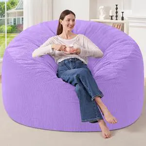 6FT Bean Bag Chair,Giant Bean Bag Chairs for Adults,Big Bean Bags with Memory Foam Filled, Large Beanbag Chairs with Soft Corduroy Cover 6FT Bean Bag Chair,Giant Bean Bag Chairs for Adults,Big Bean Bags with Memory Foam Filled, Large Beanbag Chairs with Soft Corduroy Cover