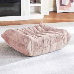 Bean Bag Ottoman,Foot Rest,Fireside Chair Memory Foam Lazy Bean Bag Sofa for Living Room,Bedroom,Dorm,Office (Ottoman-Pink) Bean Bag Ottoman,Foot Rest,Fireside Chair Memory Foam Lazy Bean Bag Sofa for Living Room,Bedroom,Dorm,Office (Ottoman-Pink)