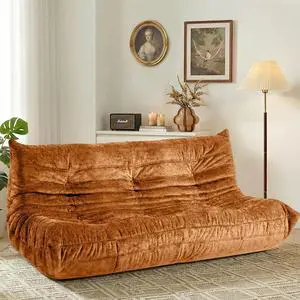 Bean Bag Chair, Giant Bean Bag Chairs for Adults, 3 Seater Fireside Chair, Lazy Large Floor Bean Bag Sofa for Living Room, Bedroom, Dorm, Office (Brown) Bean Bag Chair, Giant Bean Bag Chairs for Adults, 3 Seater Fireside Chair, Lazy Large Floor Bean Bag Sofa for Living Room, Bedroom, Dorm, Office (Brown)