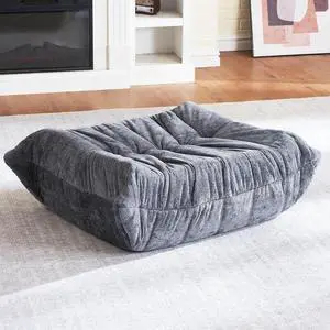 Bean Bag Ottoman,Foot Rest,Fireside Chair Memory Foam Lazy Bean Bag Sofa for Living Room,Bedroom,Dorm,Office (Ottoman-Grey) Bean Bag Ottoman,Foot Rest,Fireside Chair Memory Foam Lazy Bean Bag Sofa for Living Room,Bedroom,Dorm,Office (Ottoman-Grey)