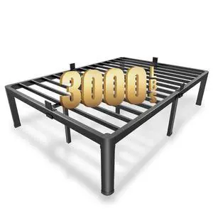 MAF 12 Inch Full Size Metal Platform Bed Frame with Round Corner Legs | Mattress Baffle, 3000 LBS Heavy Duty Steel Slat Support, Noise Free, No Box Spring Needed, Easy Assembly, 10.4" Storage Space MAF 12 Inch Full Size Metal Platform Bed Frame with Round Corner Legs | Mattress Baffle, 3000 LBS Heavy Duty Steel Slat Support, Noise Free, No Box Spring Needed, Easy Assembly, 10.4" Storage Space