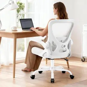 AreShark Office Chair - Ergonomic Breathable Mesh Desk Chair with Adjustable Lumbar Support and Flip-up Armrests - Executive High Back Rolling Swivel Comfortable Computer Gaming Chair for Home Office AreShark Office Chair - Ergonomic Breathable Mesh Desk Chair with Adjustable Lumbar Support and Flip-up Armrests - Executive High Back Rolling Swivel Comfortable Computer Gaming Chair for Home Office