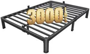 MAF 7 Inch Full Size Metal Platform Bed Frame with Round Corner Legs | Mattress Slide Stopper, 3000 LBS Heavy Duty Steel Slats Support, Noise Free, No Box Spring Needed, Easy Assembly, Anti-Slip MAF 7 Inch Full Size Metal Platform Bed Frame with Round Corner Legs | Mattress Slide Stopper, 3000 LBS Heavy Duty Steel Slats Support, Noise Free, No Box Spring Needed, Easy Assembly, Anti-Slip