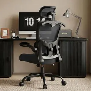 AreShark Office Chair Ergonomic Desk Chairs with Adjustable Lumbar Support& Headrest Hanger, High Back Breathable Mesh Chair with Wheels, Rolling Swivel Comfy Task Computer Chair for Home Work Gaming AreShark Office Chair Ergonomic Desk Chairs with Adjustable Lumbar Support& Headrest Hanger, High Back Breathable Mesh Chair with Wheels, Rolling Swivel Comfy Task Computer Chair for Home Work Gaming