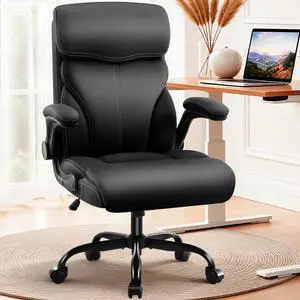 AreShark Office Chair - Executive High Back Breathable Comfy Desk Chair with Lumbar Support - Ergonomic Leather Rolling Swivel Computer Chair with Rock Function for Working Studying Gaming Relaxing AreShark Office Chair - Executive High Back Breathable Comfy Desk Chair with Lumbar Support - Ergonomic Leather Rolling Swivel Computer Chair with Rock Function for Working Studying Gaming Relaxing