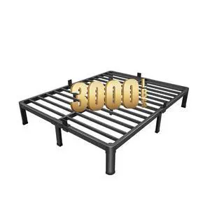 MAF 7 Inch King Metal Platform Bed Frame with Round Corner Legs | Mattress Slide Stopper, 3000 LBS Heavy Duty Steel Slats Support, Noise Free, No Box Spring Needed, Easy Assembly, Anti-Slip MAF 7 Inch King Metal Platform Bed Frame with Round Corner Legs | Mattress Slide Stopper, 3000 LBS Heavy Duty Steel Slats Support, Noise Free, No Box Spring Needed, Easy Assembly, Anti-Slip