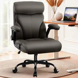 AreShark Leather Office Chair - Executive High Back Ergonomic Desk Chairs | Breathable Computer Chair with Lumbar Support & Rock Function, Rolling Swivel Seat for Working, Studying, Gaming & Relaxing AreShark Leather Office Chair - Executive High Back Ergonomic Desk Chairs | Breathable Computer Chair with Lumbar Support & Rock Function, Rolling Swivel Seat for Working, Studying, Gaming & Relaxing
