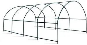 YardGrow Greenhouse Frames for Larger Hot Garden House Support Arch Frame Climbing Plants/Flowers/Vegetables (20'x10'x7') YardGrow Greenhouse Frames for Larger Hot Garden House Support Arch Frame Climbing Plants/Flowers/Vegetables (20'x10'x7')
