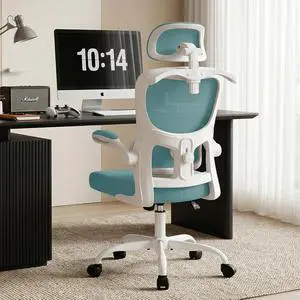 AreShark Office Chair Ergonomic Desk Chairs with Adjustable Lumbar Support& Headrest Hanger, High Back Breathable Mesh Chair with Wheels, Rolling Swivel Comfy Task Computer Chair for Home Work Gaming AreShark Office Chair Ergonomic Desk Chairs with Adjustable Lumbar Support& Headrest Hanger, High Back Breathable Mesh Chair with Wheels, Rolling Swivel Comfy Task Computer Chair for Home Work Gaming