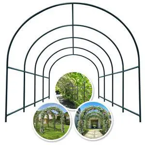 YardGrow Greenhouse Frames for Larger Hot Garden House Support Arch Frame Climbing Plants/Flowers/Vegetables Outdoor (13x7x7.2 FT) YardGrow Greenhouse Frames for Larger Hot Garden House Support Arch Frame Climbing Plants/Flowers/Vegetables Outdoor (13x7x7.2 FT)