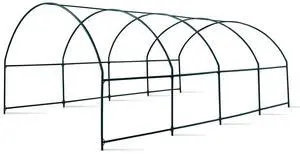 YardGrow Greenhouse Frames for Larger Hot Garden House Support Arch Frame Climbing Plants/Flowers/Vegetables Outdoor (20x10x7 FT) YardGrow Greenhouse Frames for Larger Hot Garden House Support Arch Frame Climbing Plants/Flowers/Vegetables Outdoor (20x10x7 FT)