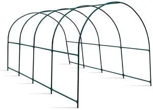 YardGrow Greenhouse Frames for Larger Hot Garden House Support Arch Frame Climbing Plants/Flowers/Vegetables Outdoor (16x7x7 FT) YardGrow Greenhouse Frames for Larger Hot Garden House Support Arch Frame Climbing Plants/Flowers/Vegetables Outdoor (16x7x7 FT)