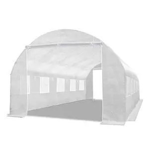 YardGrow 2-Doors Replacement Greenhouse Cover for Larger Walk in Outdoor Yard Plant Gardening Hot House, Cover ONLY (24.6'x10'x7', White) YardGrow 2-Doors Replacement Greenhouse Cover for Larger Walk in Outdoor Yard Plant Gardening Hot House, Cover ONLY (24.6'x10'x7', White)