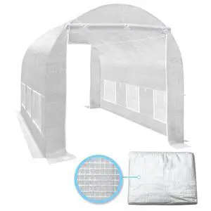 YardGrow 2-Doors Replacement Greenhouse Cover for Larger Walk in Outdoor Yard Plant Gardening Hot House, Cover ONLY (12'x7'x7', White) YardGrow 2-Doors Replacement Greenhouse Cover for Larger Walk in Outdoor Yard Plant Gardening Hot House, Cover ONLY (12'x7'x7', White)