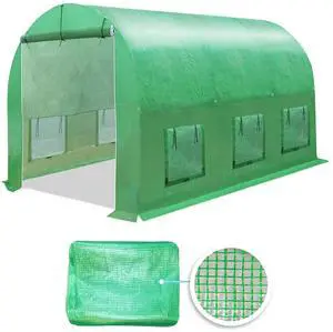 YardGrow Greenhouse Replacement Cover Larger Walk in Outdoor Plant Gardening Greenhouse, Cover ONLY, Frame Does NOT Included (12x7x7 FT) YardGrow Greenhouse Replacement Cover Larger Walk in Outdoor Plant Gardening Greenhouse, Cover ONLY, Frame Does NOT Included (12x7x7 FT)