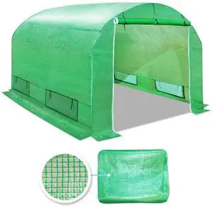 YardGrow Greenhouse Replacement Cover Larger Walk in Outdoor Plant Gardening Greenhouse, Cover ONLY, Frame Does NOT Included (10x7x6 FT) YardGrow Greenhouse Replacement Cover Larger Walk in Outdoor Plant Gardening Greenhouse, Cover ONLY, Frame Does NOT Included (10x7x6 FT)