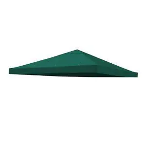 YardGrow 10x10 FT Gazebo Replacement Canopy Top Cover Single Tiered Patio Sunshade Upgraded UV Protection, Canopy Cover ONLY (Green) YardGrow 10x10 FT Gazebo Replacement Canopy Top Cover Single Tiered Patio Sunshade Upgraded UV Protection, Canopy Cover ONLY (Green)