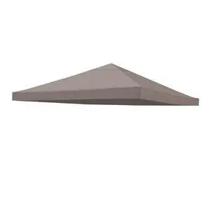 YardGrow 10x10 FT Gazebo Replacement Canopy Top Cover Single Tiered Patio Sunshade Upgraded UV Protection, Canopy Cover ONLY (Taupe) YardGrow 10x10 FT Gazebo Replacement Canopy Top Cover Single Tiered Patio Sunshade Upgraded UV Protection, Canopy Cover ONLY (Taupe)