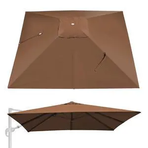 YardGrow 10'x10' Umbrella Canopy Replacement Cantilever Umbrella Replacement Canopy, Canopy ONLY, Frame NOT Included YardGrow 10'x10' Umbrella Canopy Replacement Cantilever Umbrella Replacement Canopy, Canopy ONLY, Frame NOT Included