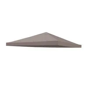 YardGrow 10x10' Canopy Replacement Top Canopy Single Tier Gazebo Replacement Canopy Cover Patio Pavilion Sunshade (Taupe) YardGrow 10x10' Canopy Replacement Top Canopy Single Tier Gazebo Replacement Canopy Cover Patio Pavilion Sunshade (Taupe)