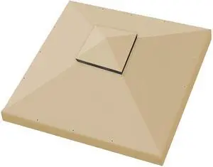 YardGrow 10'x10' Gazebo Canopy Replacement Top Double Tiered Canopy Top Cover Patio Pavilion Cover Sunshade 2 Tier, Canopy ONLY (Beige) YardGrow 10'x10' Gazebo Canopy Replacement Top Double Tiered Canopy Top Cover Patio Pavilion Cover Sunshade 2 Tier, Canopy ONLY (Beige)