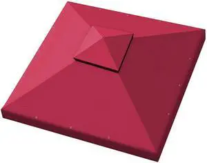 YardGrow 10'x10' Gazebo Canopy Replacement Top Double Tiered Canopy Top Cover Patio Pavilion Cover Sunshade 2 Tier, Canopy ONLY (Burgundy) YardGrow 10'x10' Gazebo Canopy Replacement Top Double Tiered Canopy Top Cover Patio Pavilion Cover Sunshade 2 Tier, Canopy ONLY (Burgundy)