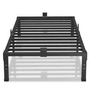 MAF 12 Inch Twin Bed Frames with Mattress Stopper and Steel Slat Support | Heavy Duty Platform, No Box Spring Needed, Noise Free, Non-Slip, Easy Assembly, Under-bed Storage Space, Headboard Holes MAF 12 Inch Twin Bed Frames with Mattress Stopper and Steel Slat Support | Heavy Duty Platform, No Box Spring Needed, Noise Free, Non-Slip, Easy Assembly, Under-bed Storage Space, Headboard Holes