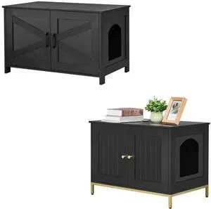 Homhedy Cat Litter Box Enclosure Homhedy Cat Litter Box Enclosure
